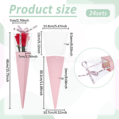 Упаковочный пакет для одной розы&nbsp;AJEW-WH0270-821