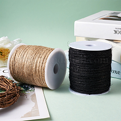 2 рулон джутового шнура 2-х цветов землистого цвета OCOR-CD0001-05