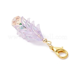 Подвесные украшения из стеклянных бусин и акрила&nbsp;HJEW-MZ00388