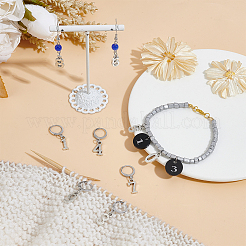 Маркеры петель с подвеской из сплава HJEW-PH01840