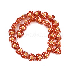 Бусы лэмпворк ручной работы LAMP-R004-06A-04