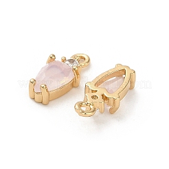 Латунные микро проложить кубического циркония подвески&nbsp;LS-KK-P301-02G-01