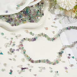 3 нити натуральных флюоритовых бусин нити G-PA0001-37