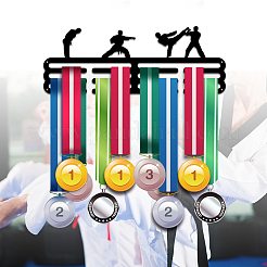 Модная железная вешалка для медалей ODIS-WH0021-249