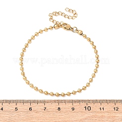 Браслеты из шариковой цепи из нержавеющей стали 304&nbsp;LS-BJEW-C134-01C-G