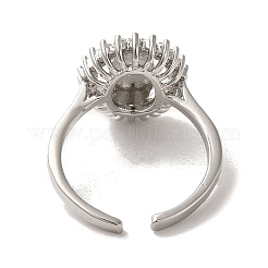 Открытые кольца из латуни RJEW-R141-02B-P