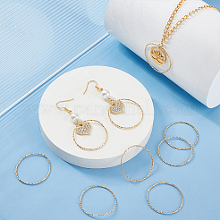 30 шт. Латунные соединительные кольца&nbsp;KK-UN0002-64