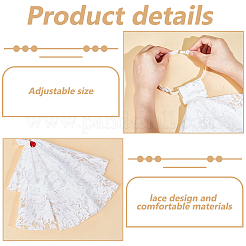 Кружевной воротник с оборками&nbsp;AJEW-WH0696-054B