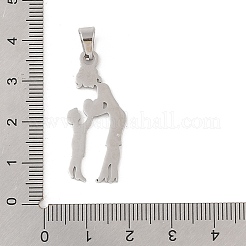 Не тускнеющие подвески из нержавеющей стали 304 на День матери STAS-U002-10P