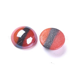 Непрозрачные стеклянные кабошоны GGLA-S038-12E-8mm