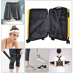 5м полиэстеровые нескользящие силиконовые эластичные захваты для шитья одежды SRIB-GF0001-50B-02