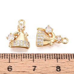 Латунные микро проложить кубического циркония подвески&nbsp;KK-N263-134G