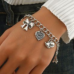 Сплав шарм браслеты&nbsp;FS-WG91C2D-01