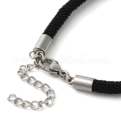 Изготовление браслетов из миланского шнура и нержавеющей стали 304 MAK-H004-02G-P01