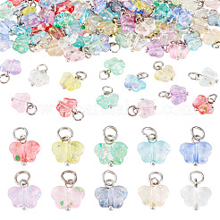 100шт 10 стиля прозрачные акриловые подвески&nbsp;PALLOY-TAC0229