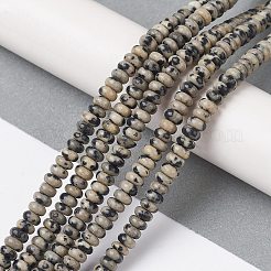 Природные яшмы далматин бисер нитей G-H292-A09-02