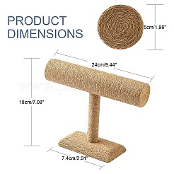Т соломы бар канат браслет / браслет дисплей стенды BDIS-N019-03
