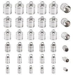 60 шт. 6 стиля наконечников для шнура из нержавеющей стали 201 STAS-TA0002-98