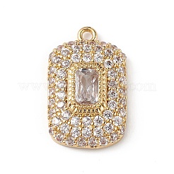 Стойки обшивки латунь микро проложить Циркон подвеску KK-C019-05G