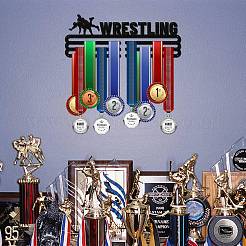 Изготовленная на заказ модная железная вешалка для медалей ODIS-WH0021-024