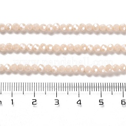 Гальванические непрозрачные стеклянные бусины&nbsp;LS-EGLA-A035-P3mm-A05