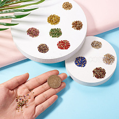 Около 5500 шт. 11-х цветных стеклянных заостренных стразов RGLA-FW0001-04