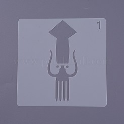 Детский мультфильм пластиковый полый трафарет для рисования DIY-F025-B07