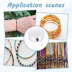 Нейлоновая нить для изготовления жемчужных украшений&nbsp;OCOR-WH0082-250A