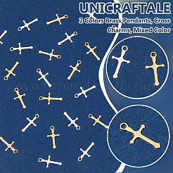 100шт 2 цвета латунные подвески&nbsp;KK-UN0003-97