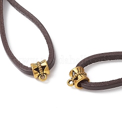 Натуральной кожи делает шнур браслет&nbsp;AJEW-JB01355-02