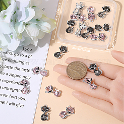 20 шт. 2-цветные эмалевые подвески из сплава с УФ-покрытием&nbsp;ENAM-SC0003-98