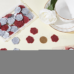 50 шт. 2 стиля самоклеящиеся восковые наклейки-печати DIY-CP0009-10A