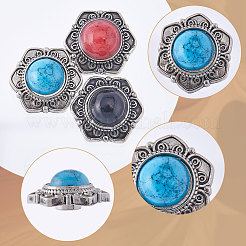 21 комплект декоративных заклепок из сплава 3 цветов&nbsp;FIND-GF0005-35