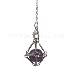 Устойчивые к потускнению 201 мешочек из нержавеющей стали лозоходные маятники PALLOY-JF02505-01