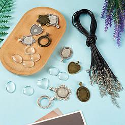 Наборы для изготовления ожерелий из сплава своими руками&nbsp;DIY-TA0012-21