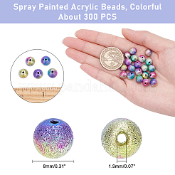 Лакированные бусины из акрила  ACRP-AR0001-03