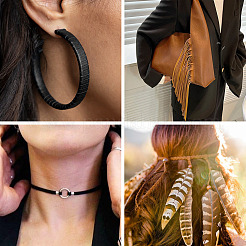 20 нитка 20 цвета плоский шнур из искусственной кожи WL-TA0001-01