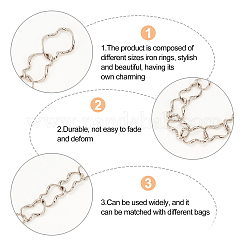 Лента для цепей из цинкового сплава&nbsp;PALLOY-WH0079-10P-RS
