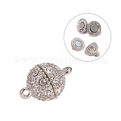 Сплав Rhinestone магнитные застежки&nbsp;RB-PH0005-02