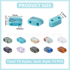 140шт 10 стиля натуральных и синтетических бусин из смешанных драгоценных камней G-UN0001-33