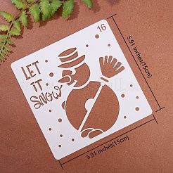 16 лист 16 стиля трафарета для рисования домашних животных DIY-SZ0003-80