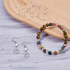 100 шт. Латунные дистанционные бусины KK-HS0015-31S