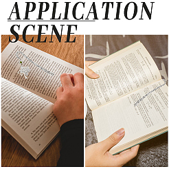 12 шт. закладка из сплава в тибетском стиле с отверстием PALLOY-SC0004-31