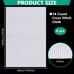 14ct вышивка крестом холст хлопок вышивка ткань DIY-WH0410-341A