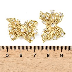 Латунные микропаве из прозрачного кубического циркония&nbsp;KK-D109-05A-G