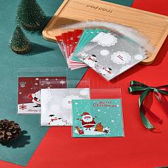 3 пакет 3 стиля прямоугольные целлофановые пакеты opp для Рождества OPC-FS0001-01B