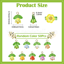 50шт стеклянные подвески&nbsp;FIND-SC0019-75