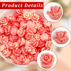 80 шт. синтетические коралловые бусины CORA-SP0001-05