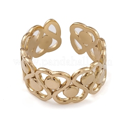 Ионное покрытие (ip) манжетные кольца из нержавеющей стали 304 RJEW-G285-77G