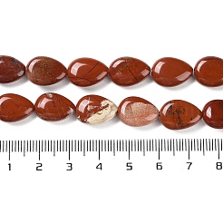 Натуральные красные яшмы бусы пряди G-K357-A04-01